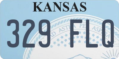 KS license plate 329FLQ