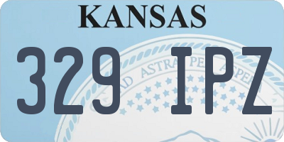 KS license plate 329IPZ