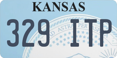 KS license plate 329ITP