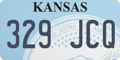 KS license plate 329JCQ