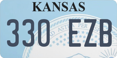 KS license plate 330EZB