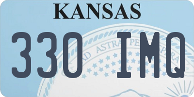 KS license plate 330IMQ