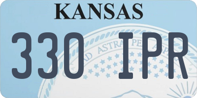 KS license plate 330IPR
