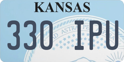 KS license plate 330IPU