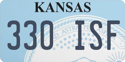 KS license plate 330ISF