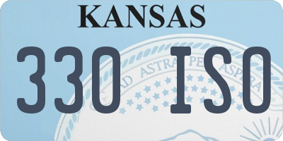 KS license plate 330ISO