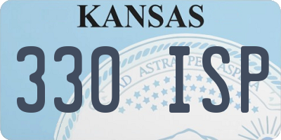 KS license plate 330ISP