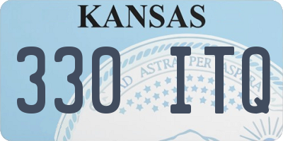 KS license plate 330ITQ