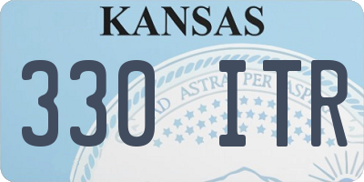 KS license plate 330ITR