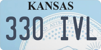 KS license plate 330IVL