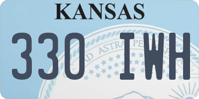 KS license plate 330IWH