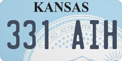 KS license plate 331AIH