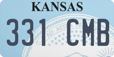 KS license plate 331CMB