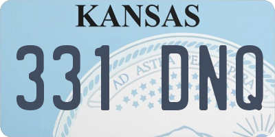 KS license plate 331DNQ