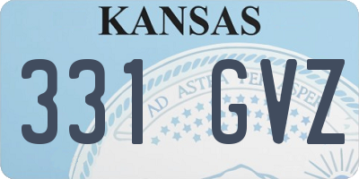 KS license plate 331GVZ