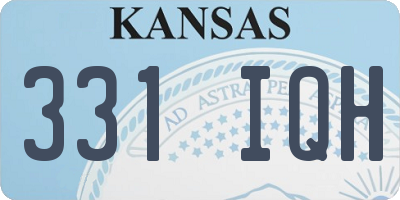 KS license plate 331IQH