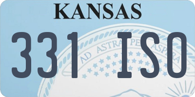 KS license plate 331ISO