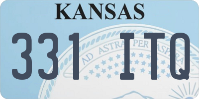 KS license plate 331ITQ