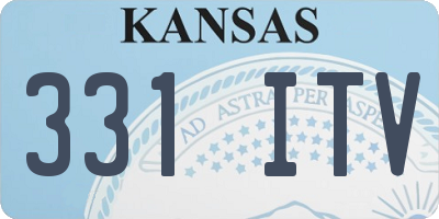 KS license plate 331ITV