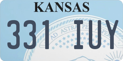 KS license plate 331IUY