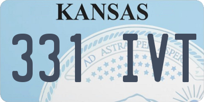 KS license plate 331IVT