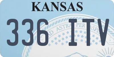 KS license plate 336ITV