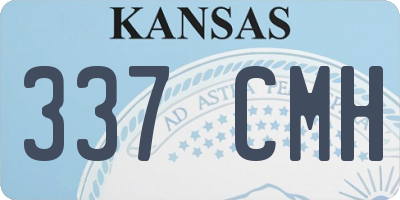 KS license plate 337CMH