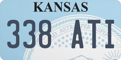 KS license plate 338ATI