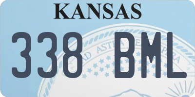 KS license plate 338BML