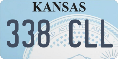 KS license plate 338CLL