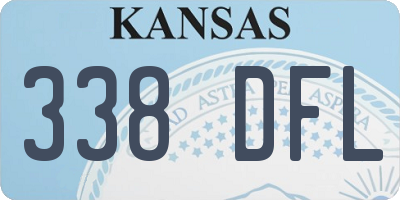 KS license plate 338DFL