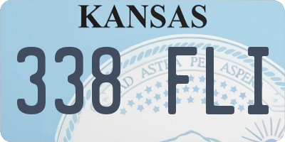 KS license plate 338FLI