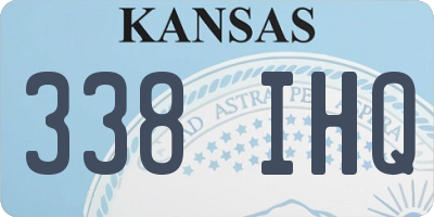 KS license plate 338IHQ