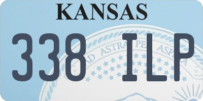 KS license plate 338ILP