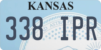 KS license plate 338IPR