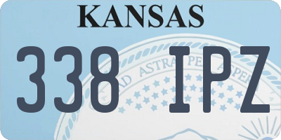 KS license plate 338IPZ
