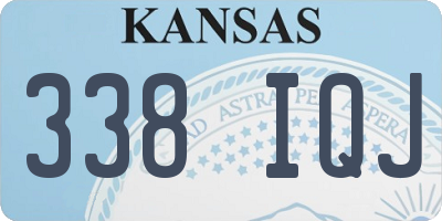 KS license plate 338IQJ