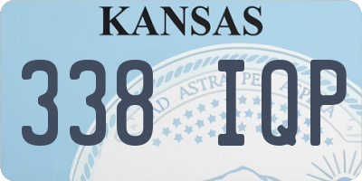 KS license plate 338IQP