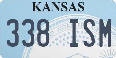 KS license plate 338ISM