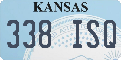 KS license plate 338ISQ