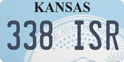 KS license plate 338ISR