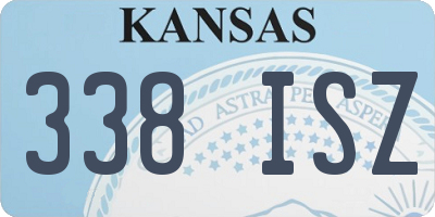 KS license plate 338ISZ