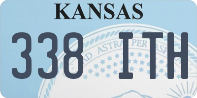 KS license plate 338ITH