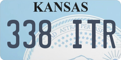 KS license plate 338ITR