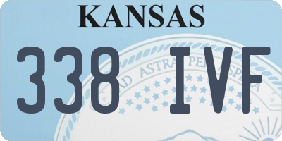KS license plate 338IVF