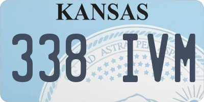 KS license plate 338IVM