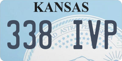 KS license plate 338IVP