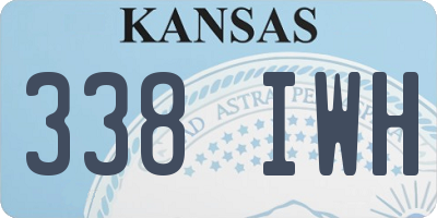 KS license plate 338IWH