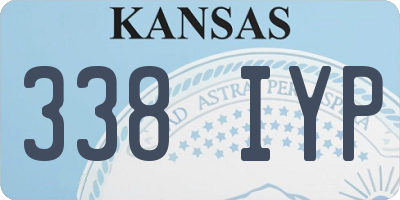 KS license plate 338IYP