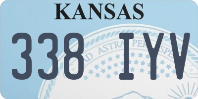 KS license plate 338IYV